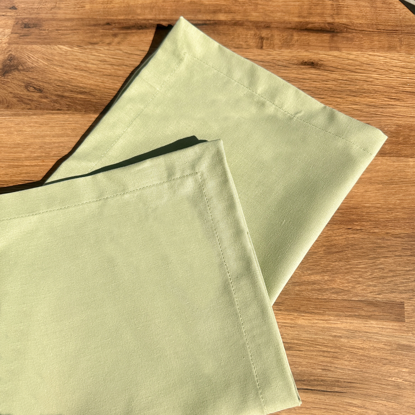Rosie Cotton Napkins - Pastel Green • Set of 4