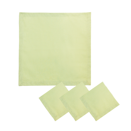 Rosie Cotton Napkins - Pastel Green • Set of 4