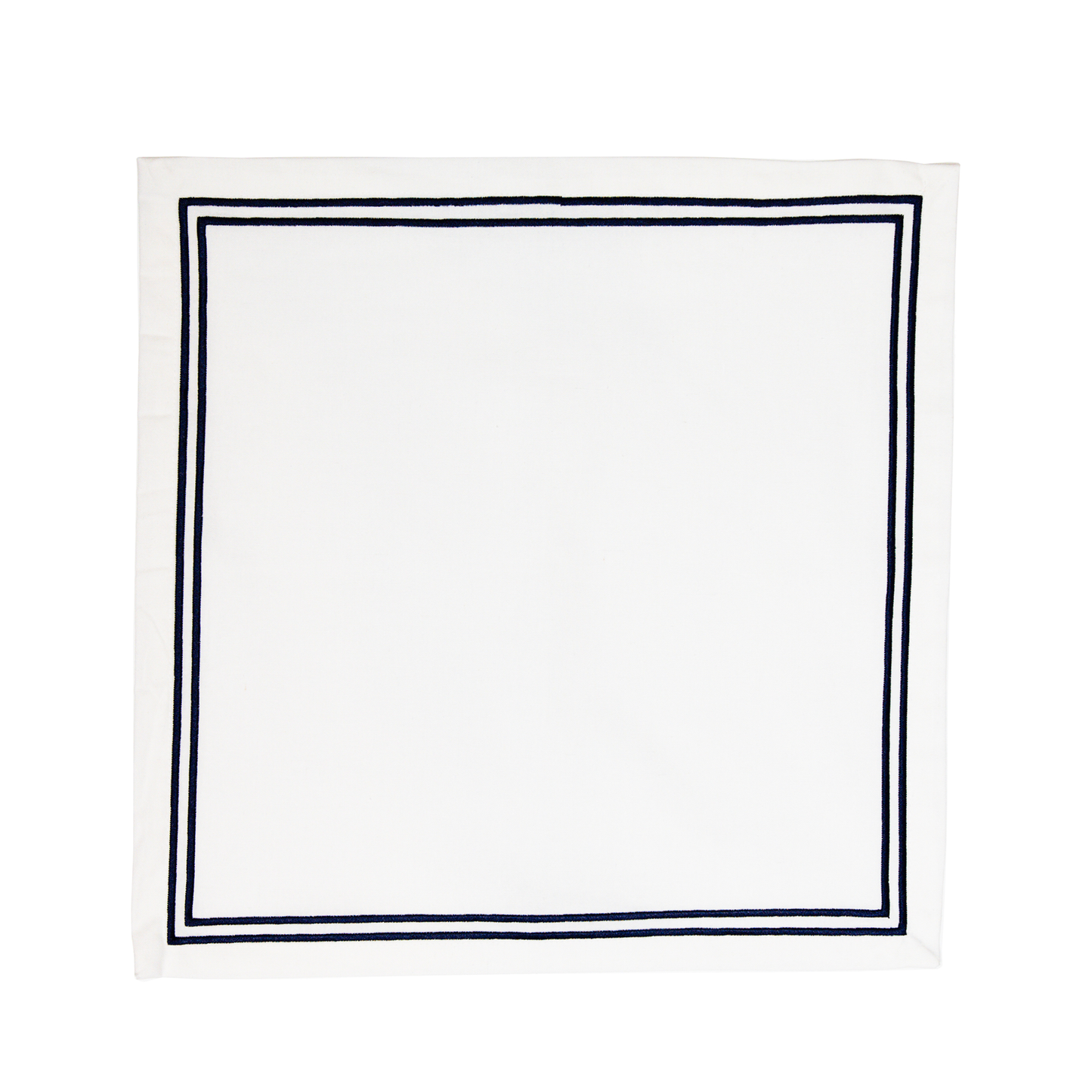 Nelly Square Embroidered Napkins - Ivory • Set of 8